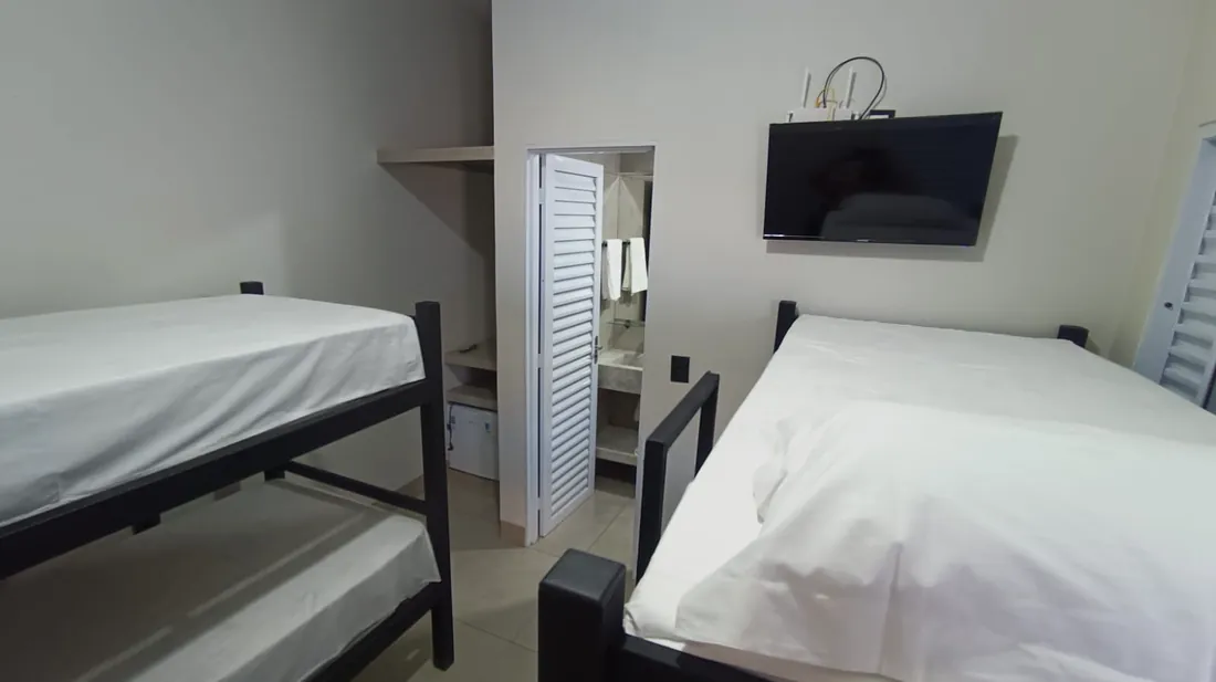 Quarto 4 da pousada do Carudim