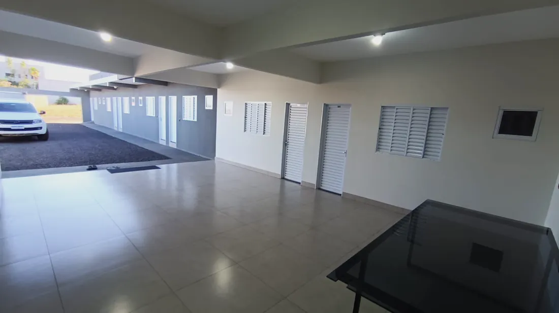 Recepção da pousada